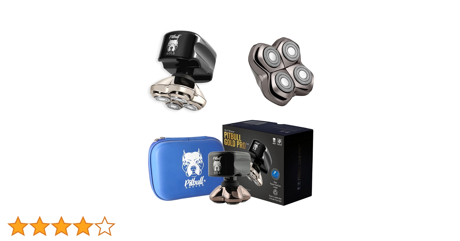 Amazon | スキンヘッド用シェーバー Skull Shaver Pitbull Gold PRO